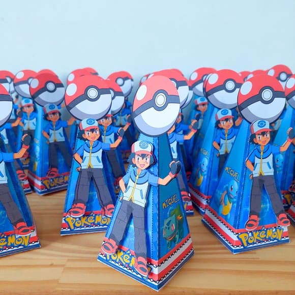 Caixa Cone Ash Pokemon