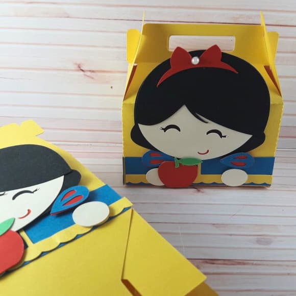 Caixa Maletinha Branca de Neve