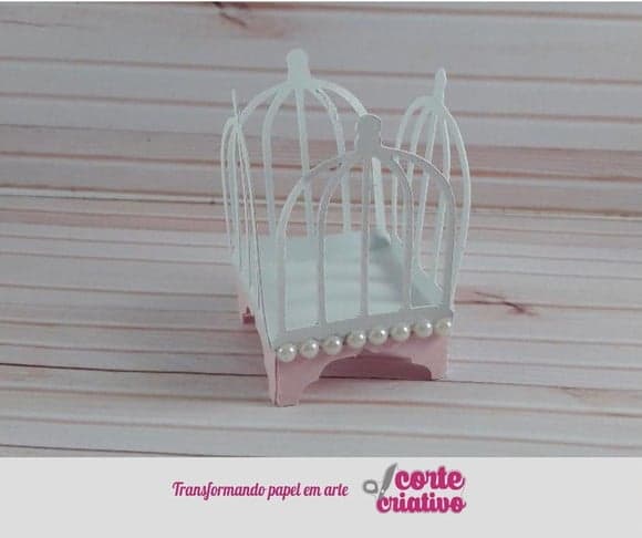 Forminha Gaiola Jardim Scrap