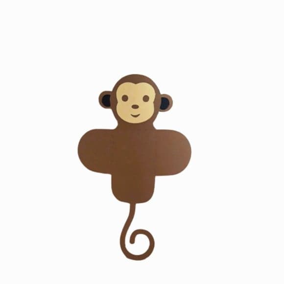 Forminha Macaco Safari