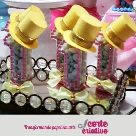 Tubete 1 Ano Circo Rosa Luxo