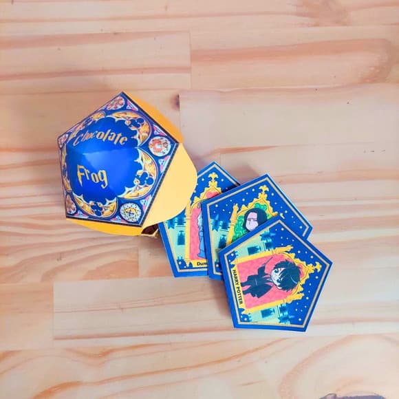 Caixa Frog com Card Interno Chocolate Sapo Harry Potter