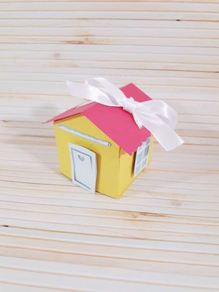 Caixinha Casinha Amarela Lila Mundo Bita Scrap