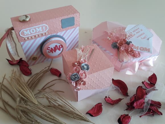 Kit Caixas Presentes Dia das Mães Luxo